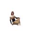 Sweat Motif/style Blocs De Couleurs Fireria Femme Crème Marron Clair Noir Boss-1