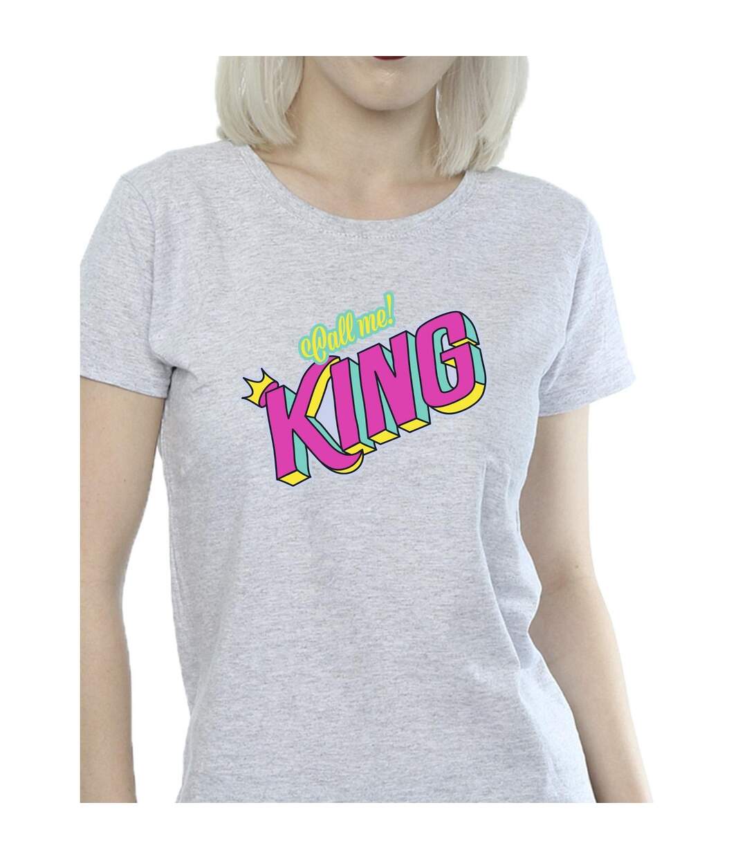 Disney T-shirt en coton classique Le Roi Lion Femme/Ladies (Gris sportif) - UTBI25306-3