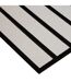 Lot de 2 Panneaux Acoustiques Adhésifs Ribo 30x30cm Marron-3
