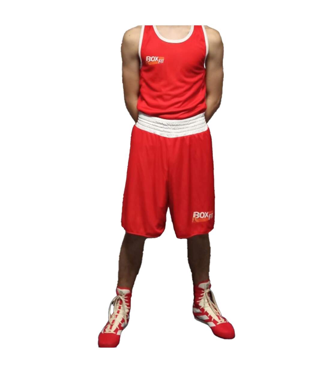 Short De Boxe Et Débardeur Homme Bleu BoxFit-1