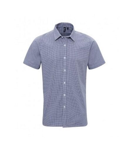 Chemise homme bleu marine / blanc Premier