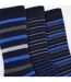 3 Paires Chaussettes Homme Bambou Respirantes-5