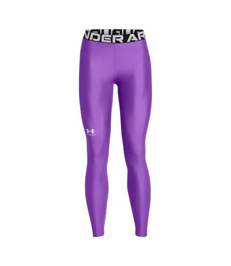 Legging Motif/style Brillant Heatgear Femme Violet Under Armour