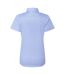 Womens/ladies supreme oxford short-sleeved formal shirt oxford blue Premier-2