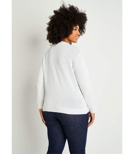 Gilet cardigan court boutonné