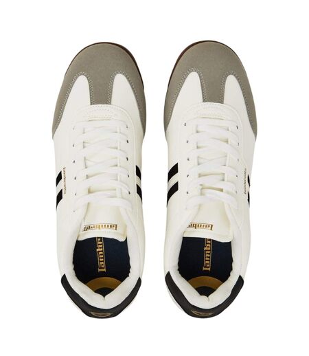 Baskets Tackle Homme Blanc Noir Lambretta
