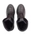 Womens/ladies Fada Leather High Heel Ankle Boots Dark Brown Jack Wills-4