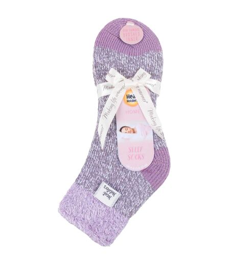 Heat Holders Ladies Fluffy Bed Socks for Lounging