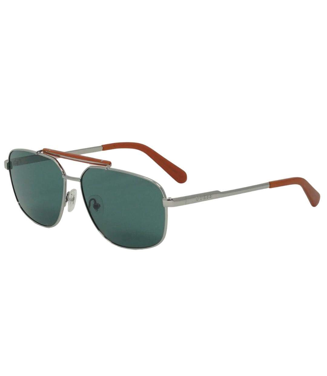 Lunettes De Soleil Homme Taille Unique Argenté Foncé Anthracite Guess-3