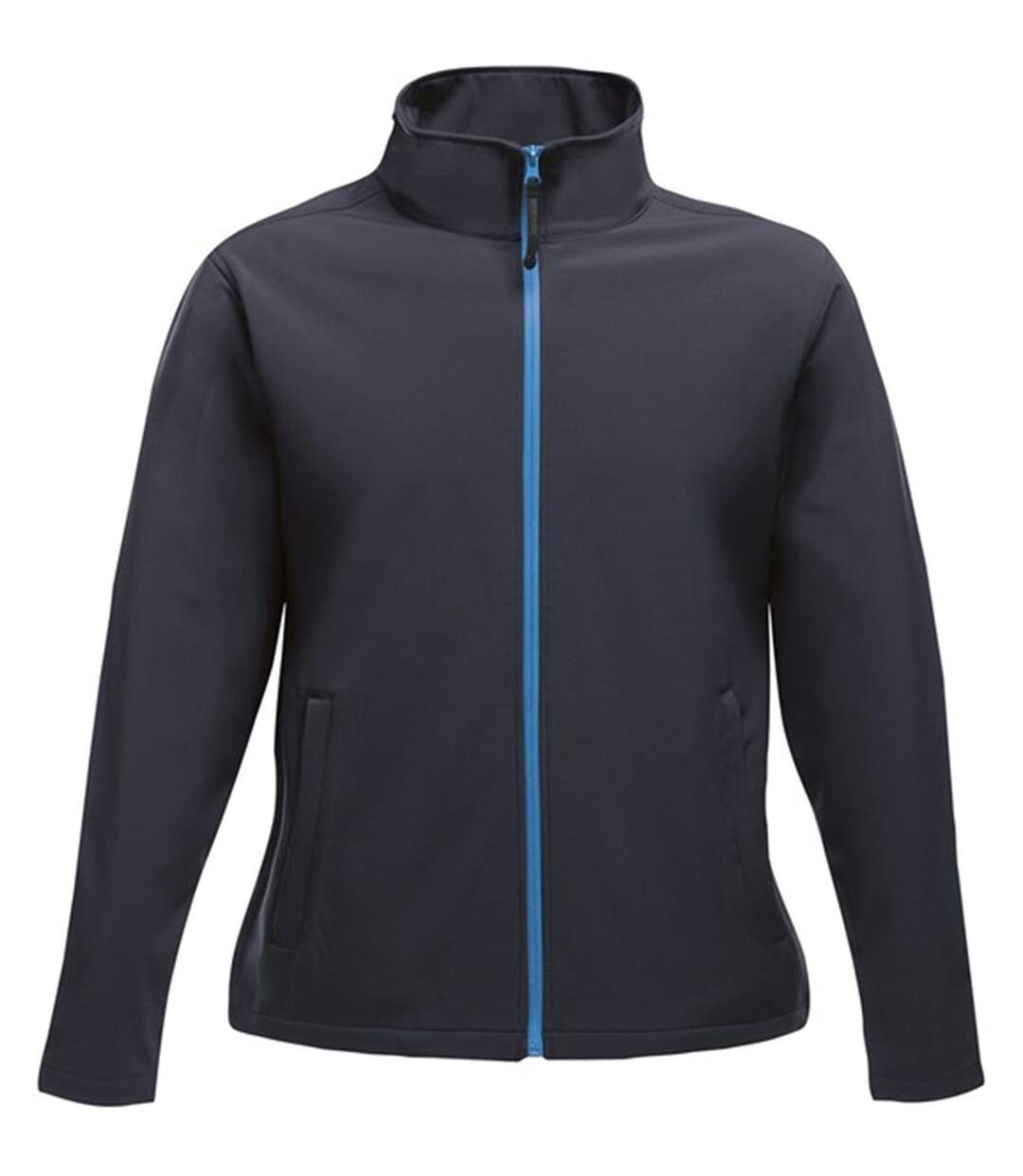 Veste softshell femme - TRA629 - bleu marine et bleu clair