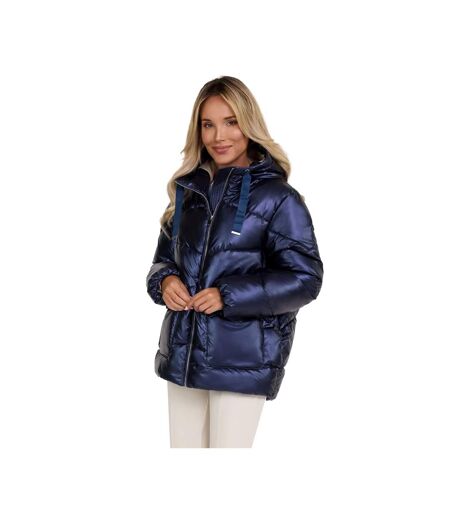 Doudoune Matelassée Motif/style Scintillant Femme Bleu Minoti