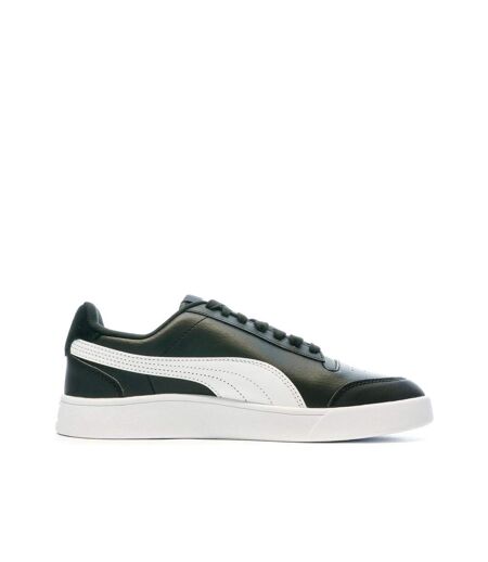 Baskets blanche/noir homme puma shuffle