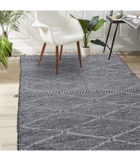 Authentique tapis berbère fait à la main en laine ZANAFI