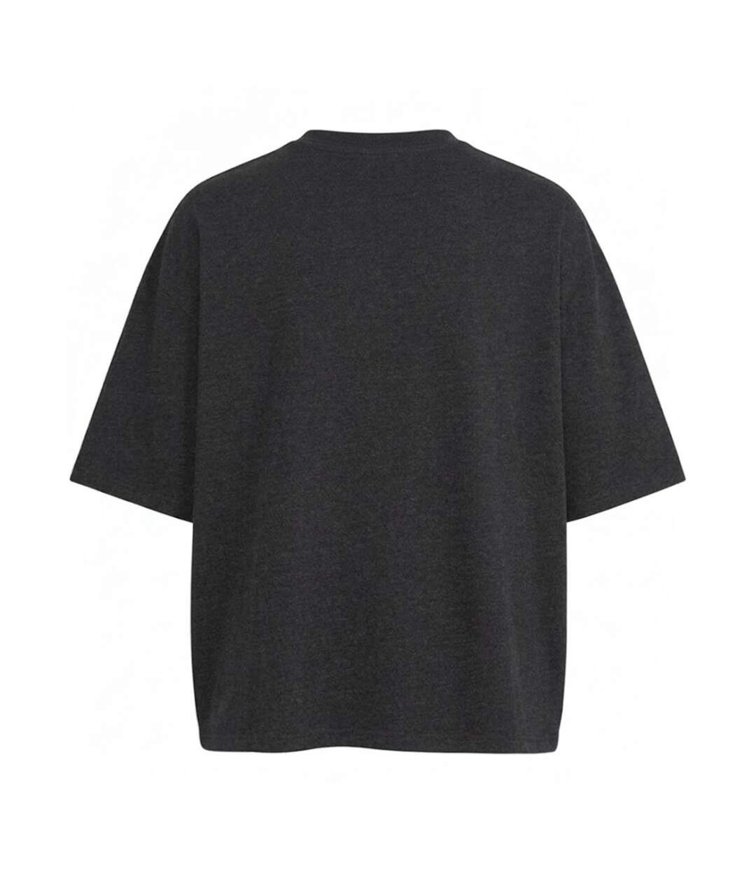 Mens Boxy Heavyweight Cropped T-shirt Washed Black Awdis-2