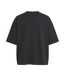 Mens Boxy Heavyweight Cropped T-shirt Washed Black Awdis-2