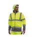 Result Mens Hi-Vis Microfleece Safety Jacket (Fluro Yellow) - UTBC5630