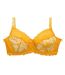 Soutien-gorge à armatures grand maintien jaune/ivoire Elena