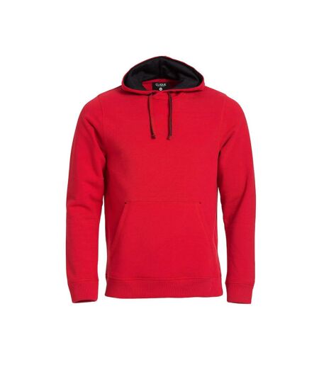 Sweat À Capuche Classic Homme Rouge Clique