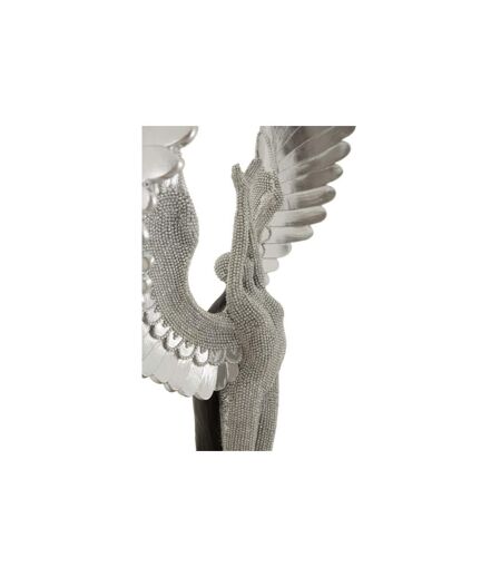 Statuette Déco Ailes Sparky 48cm Argent