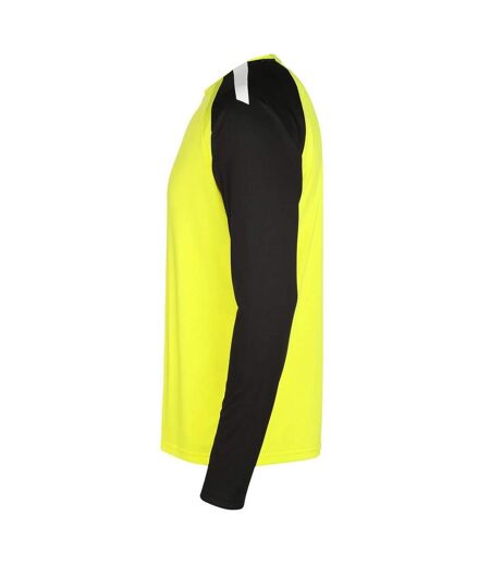 Maillot De Gardien De But Manches Longues Teampacer Homme Noir Jaune Puma
