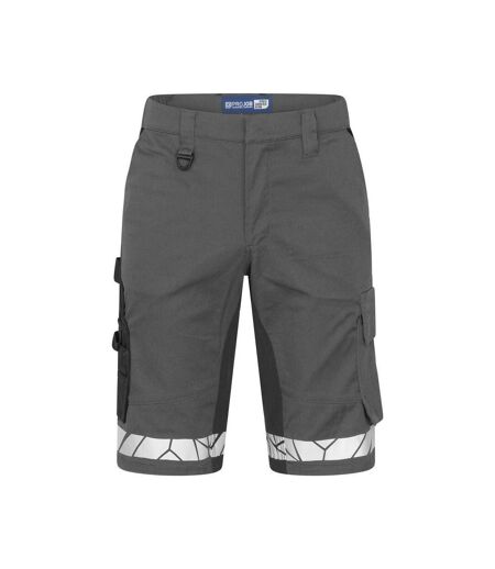 Mens Progression Work Shorts Grey Black Projob