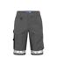 Mens Progression Work Shorts Grey Black Projob-2