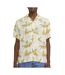 Chemise manches courtes beige/verte homme jack & jones jorluke - xxl-1