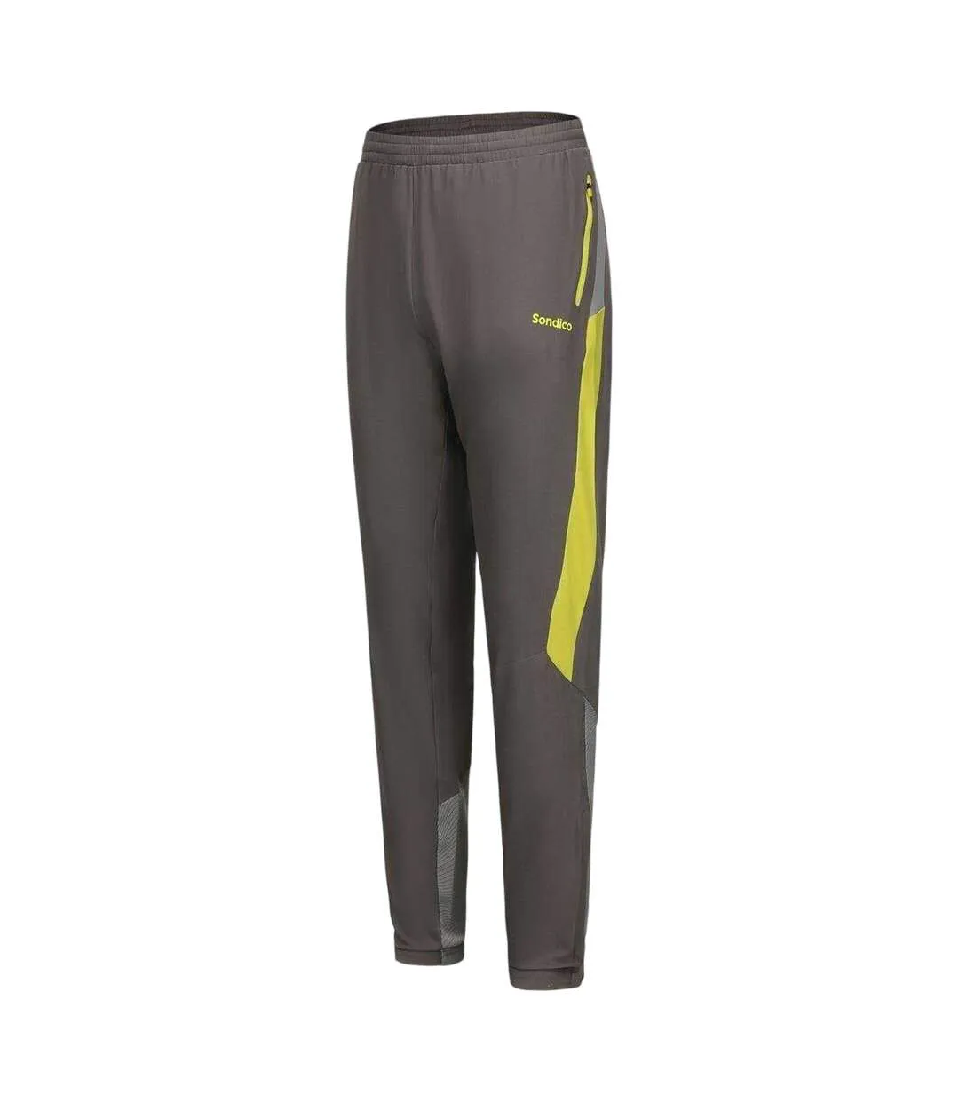Mens Blaze Colour Block Jogging Bottoms Grey Green Sondico-3