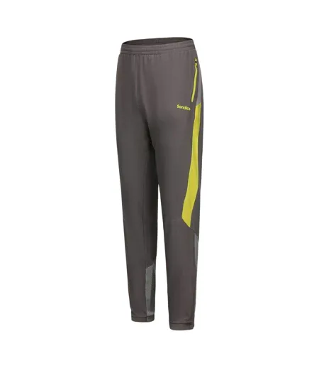 Mens Blaze Colour Block Jogging Bottoms Grey Green Sondico