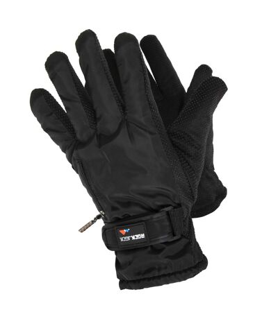 RockJock Womens/Ladies Thermal Gloves (Black) - UTGL589