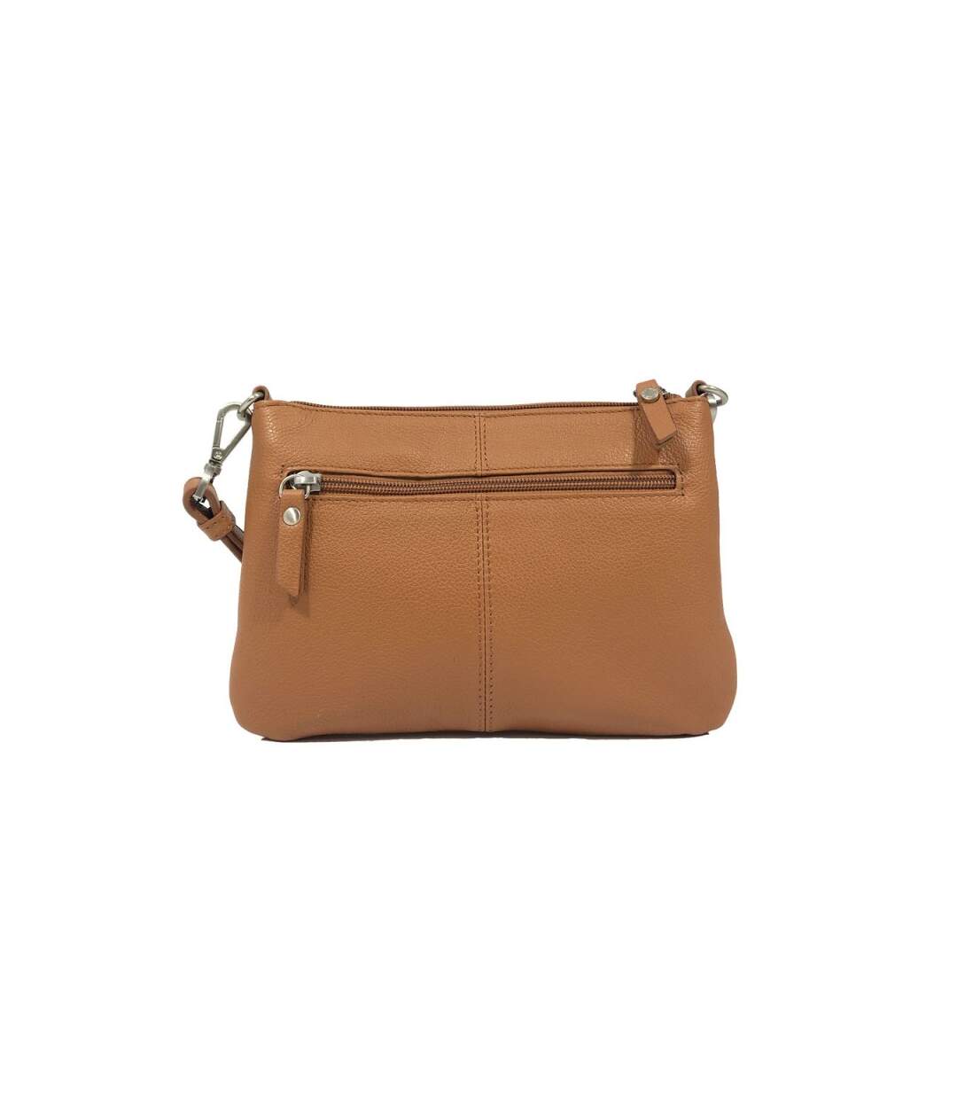 Naf Naf - Sac pochette en cuir Camélia - camel - 8579-2