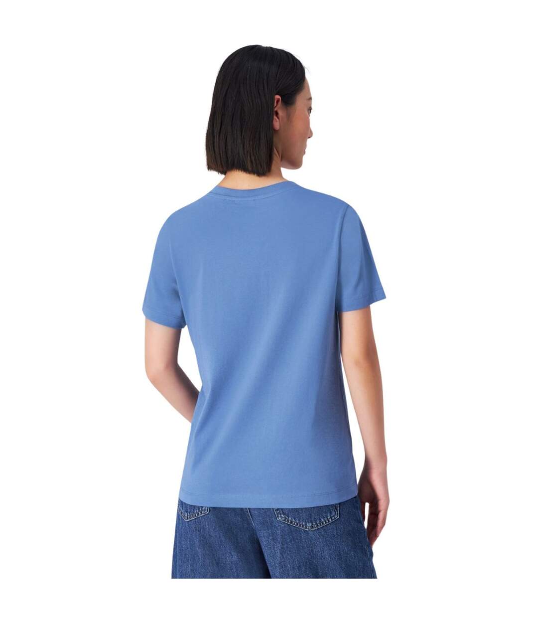 T-shirt Femme Bleu Champion-3