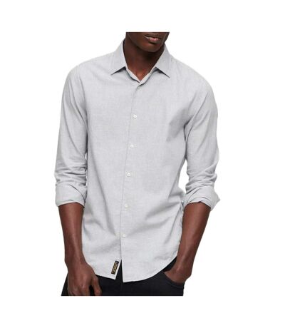 Chemise bleu/gris homme superdry smart shirt - xxl