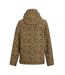 Womens/ladies Bayletta Leopard Print Waterproof Jacket Multicoloured Regatta-3
