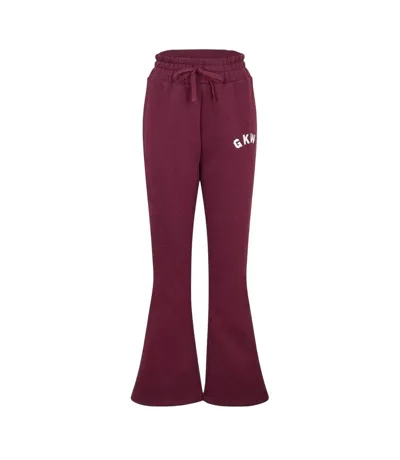 Womens/ladies Inspire Flared Joggers Fig Gym King