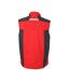 Veste Sans Manches Craftsmen Adulte Rouge Noir James And Nicholson-2