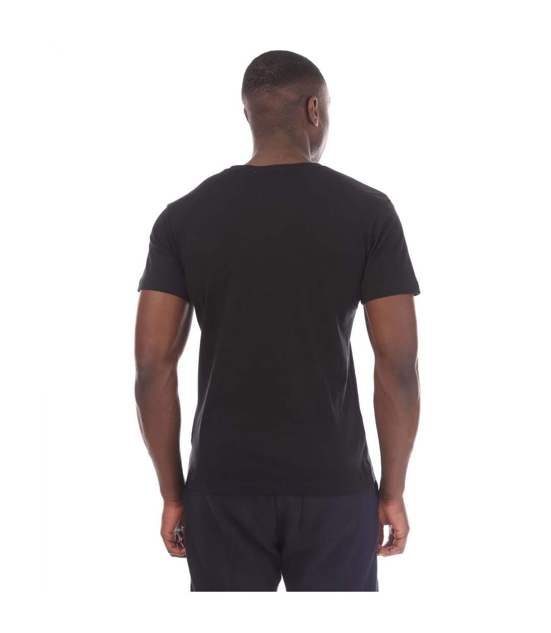 Mens Logo Pocket T-shirt Black Calvin Klein-3