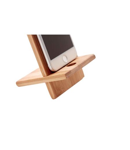 Whippy bamboo mobile phone stand one size wood MidOcean