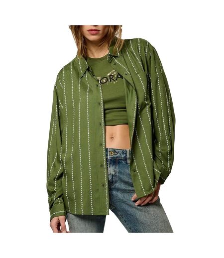 Chemise kaki femme kaporal verso - m