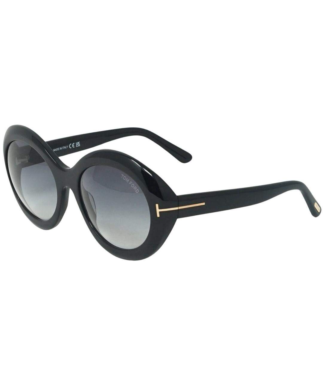 Womens/ladies Liya Sunglasses One Size Black Tom Ford-3