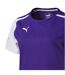 Womens/ladies Speed Short-sleeved T-shirt Purple White Puma-3
