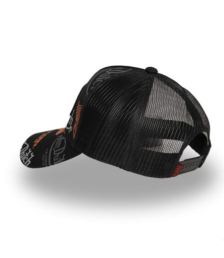 Casquette trucker  avec print all over et badge brodé Vondutch