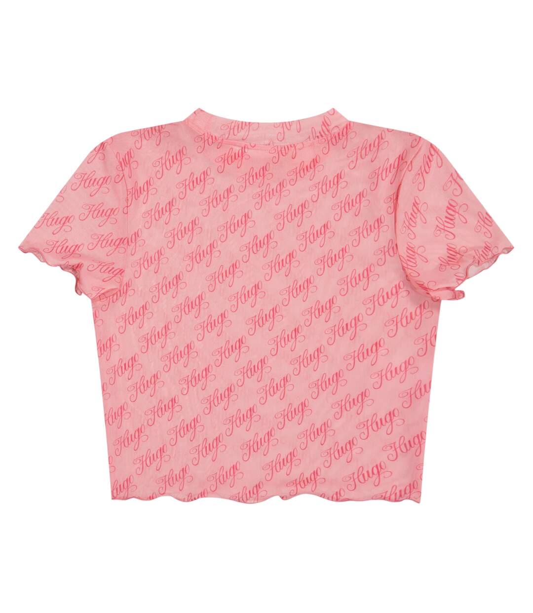 Haut Motif/style Imprimé Lettrage Femme Rose Hugo-2