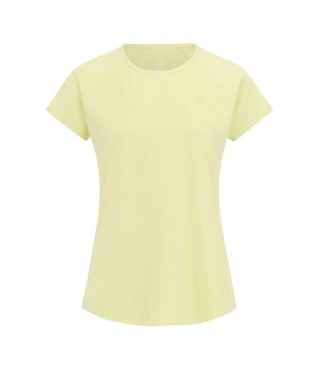 Womens/ladies Corral T-shirt Wax Yellow Dare 2B