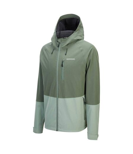 Mens Colour Block Hooded Jacket Green Karrimor