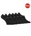 Pack Of 3  Womens/ladies Liner Socks  Black Calvin Klein-1
