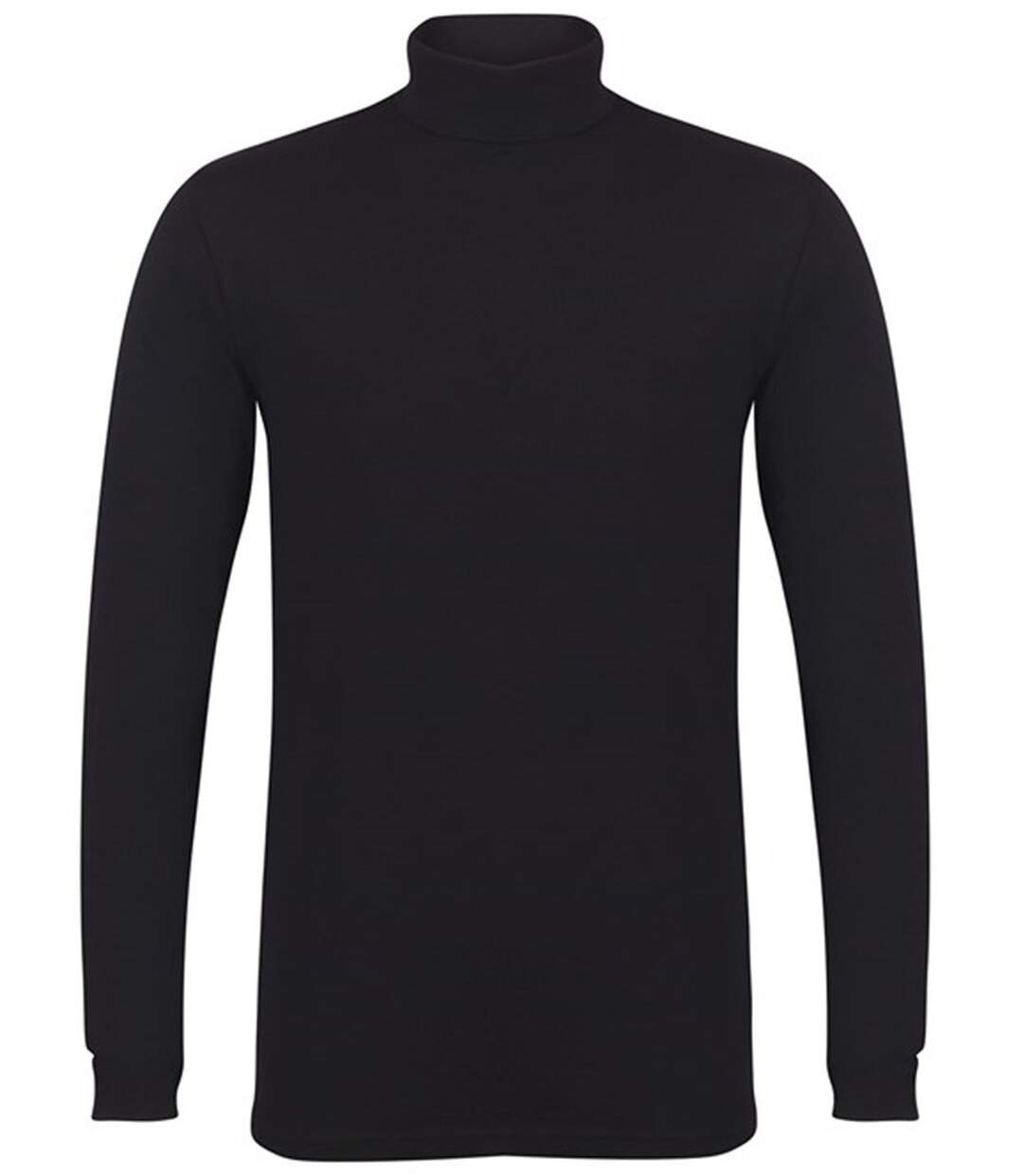 T-shirt col roulé - Homme - SFM125 - noir