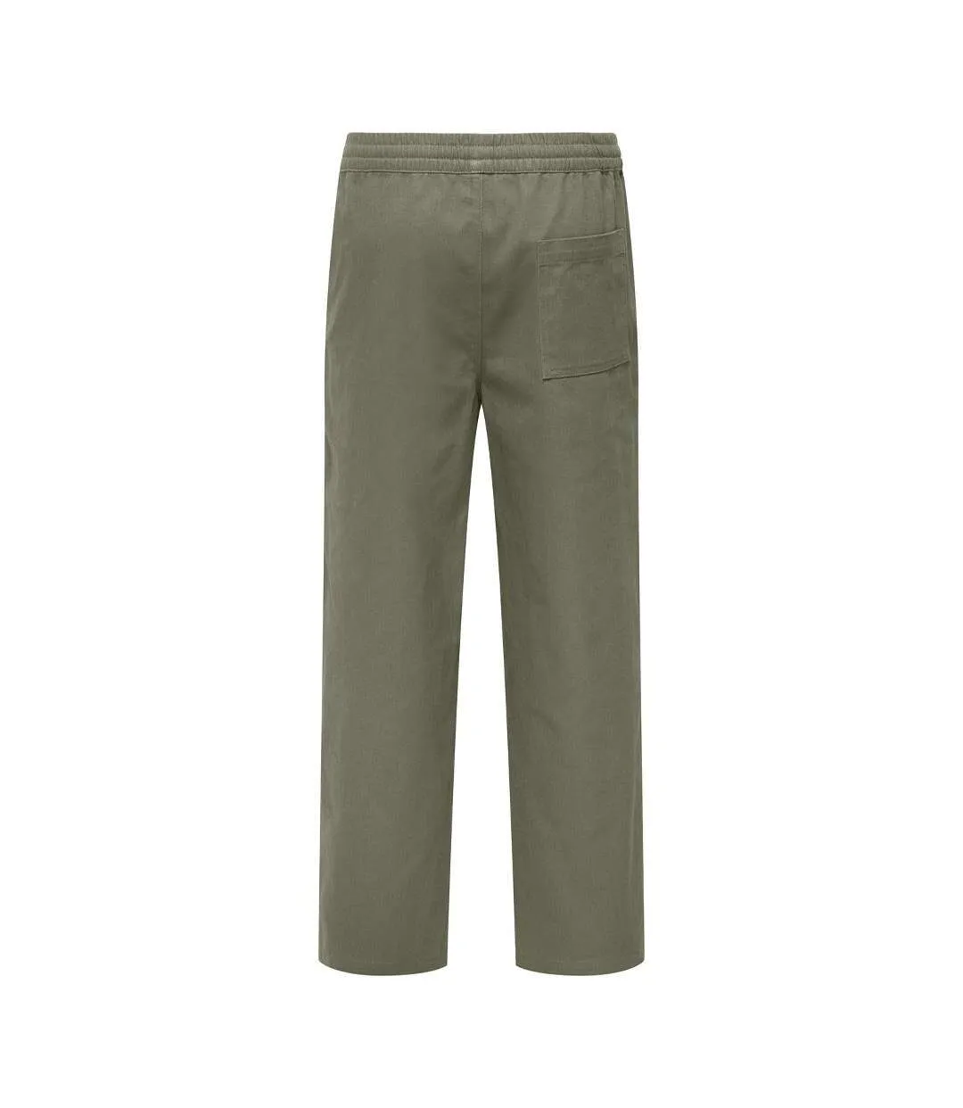Pantalon fluide kaki homme only & sons bologna-2