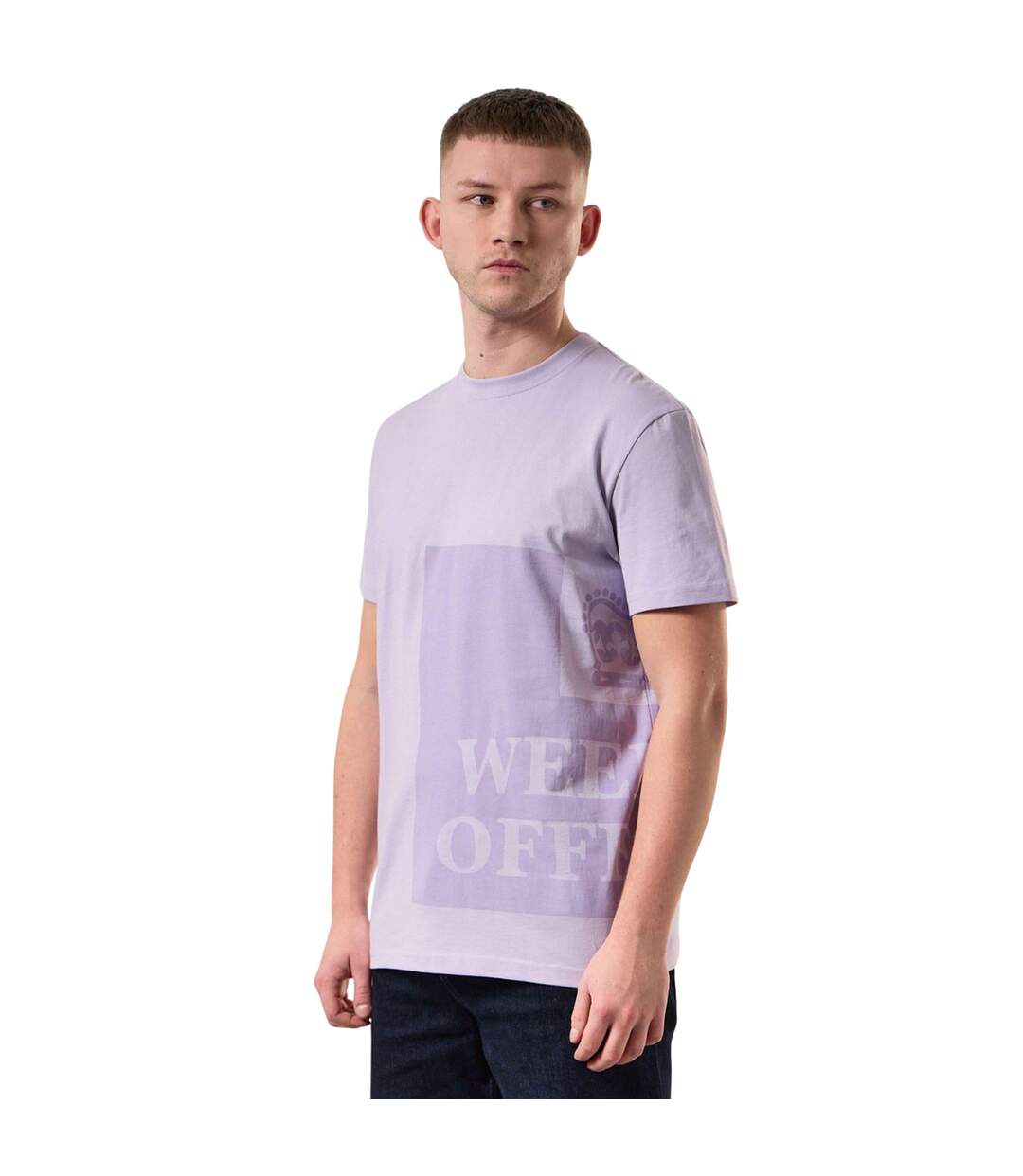T-shirt Style Imprimé Ryan Large Prison Homme Violet Weekend Offender-1