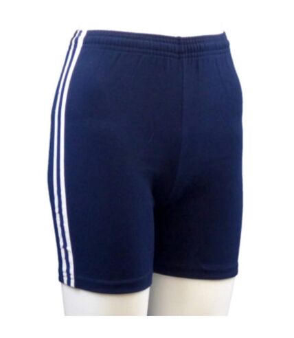 Carta Sport Womens/Ladies Stripe Shorts (Navy/White) - UTCS863